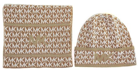 michael kors hat and scarf sets|michael kors men's scarf set.